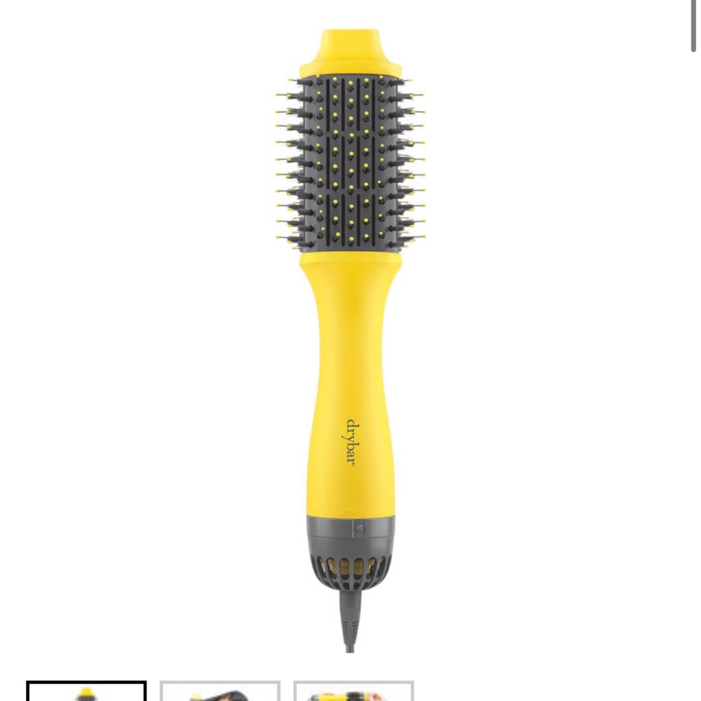 Dry bar double shot brush